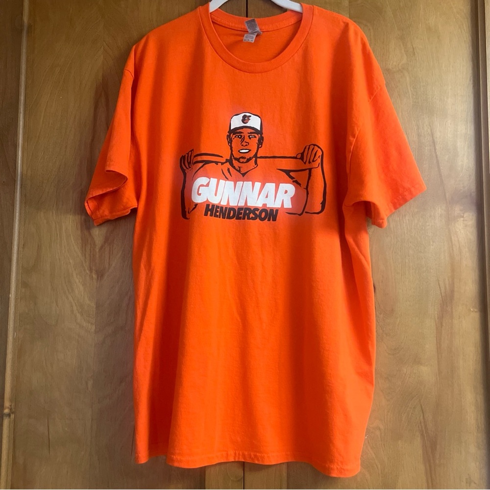 Gunnar Henderson Orange Graphic T-Shirt